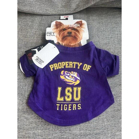 Sparo Other - LSU Tigers Small Dog Pet Shirt 10-14” New